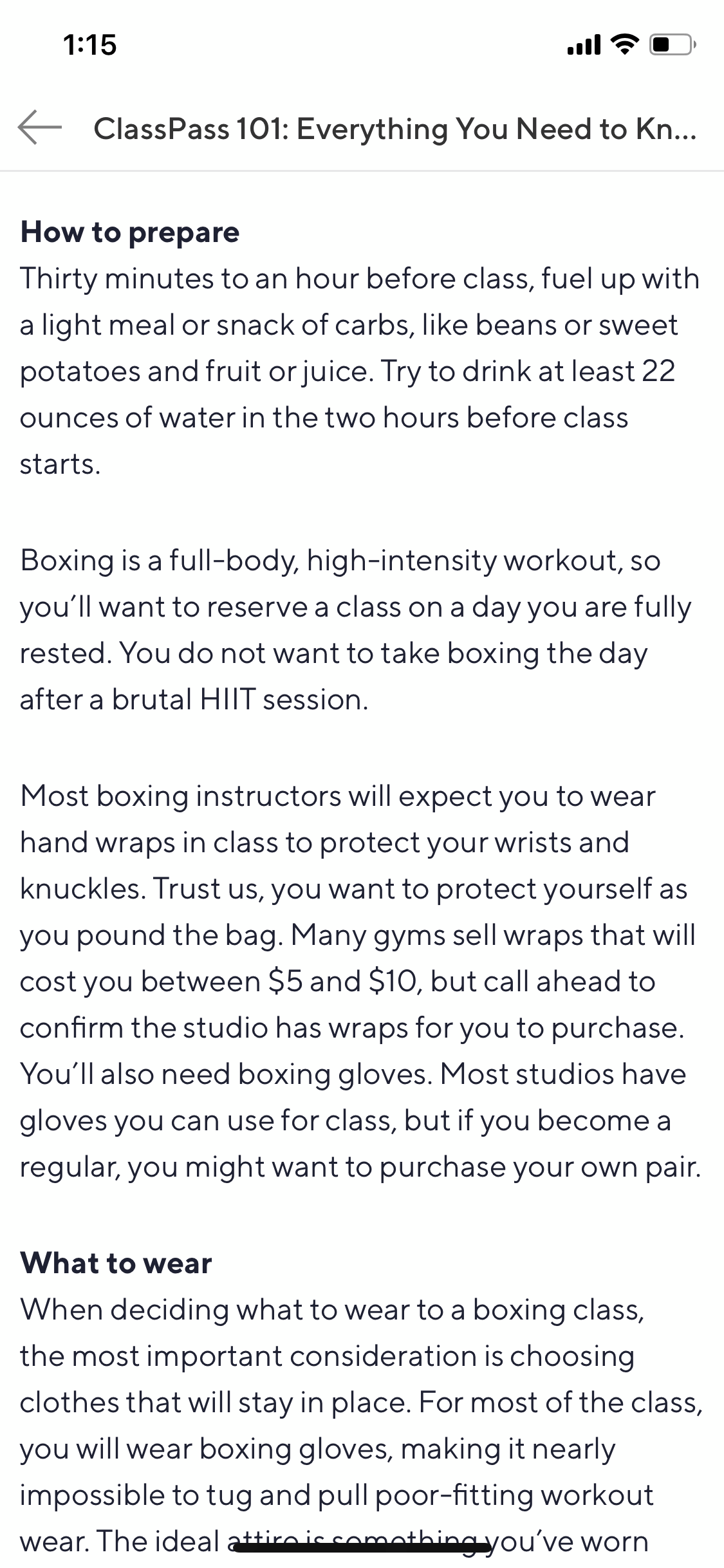 Classpass