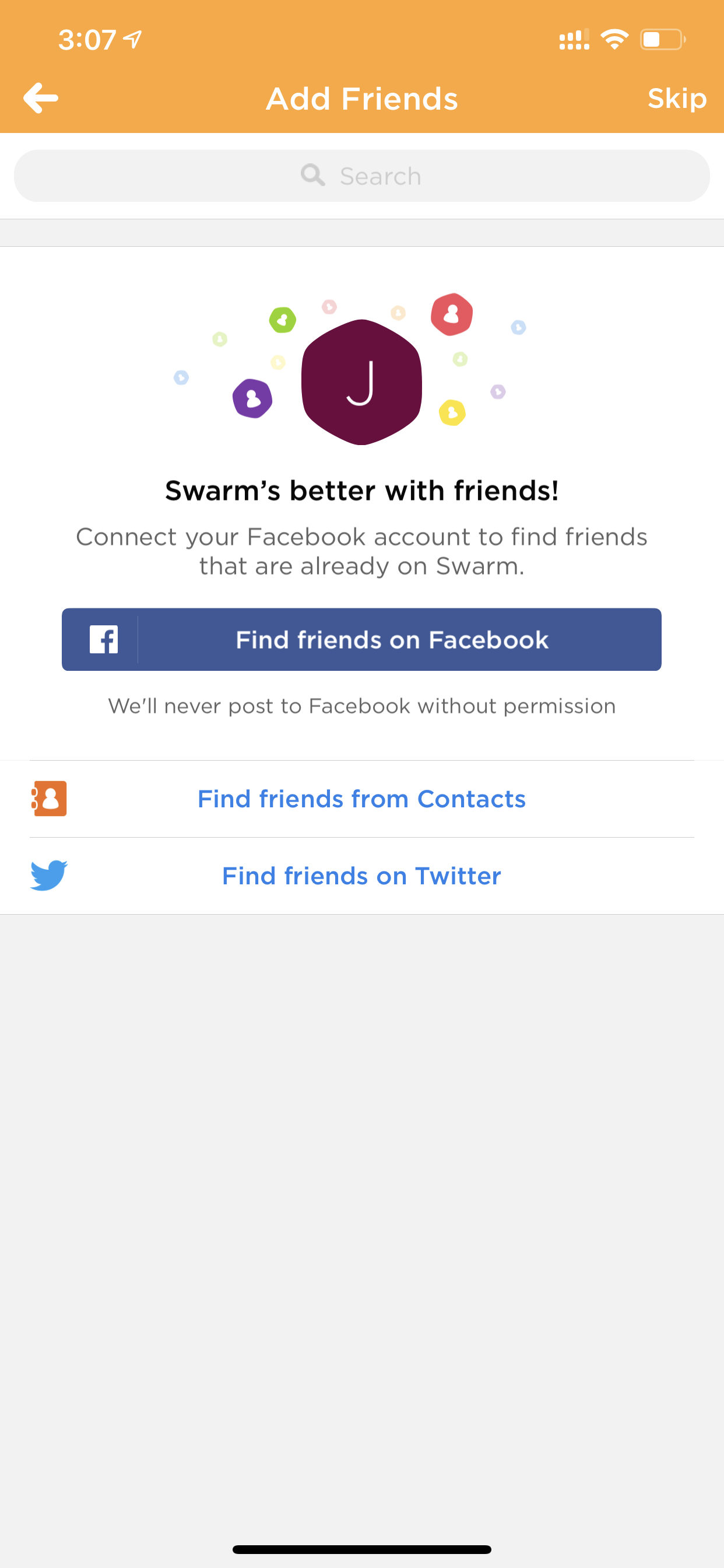 Foursquare Swarm