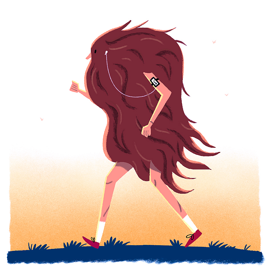 Character hairy ILLUSTRATION  runner running.jpg