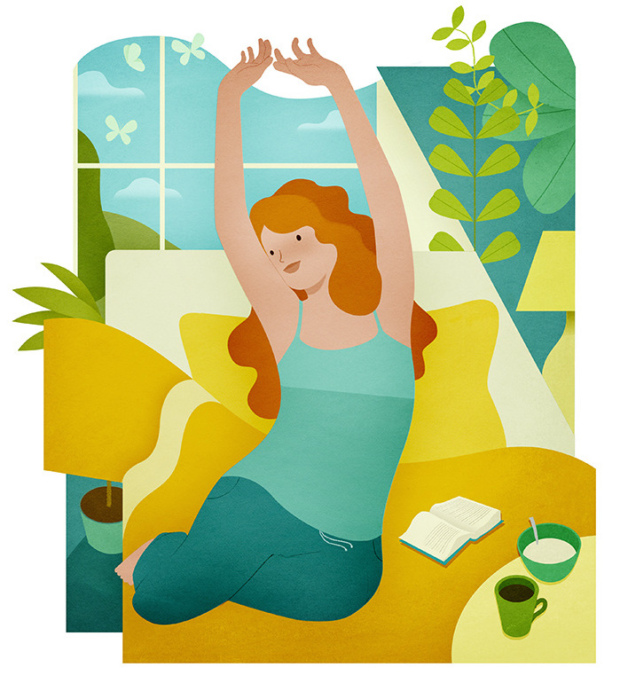 cooking light Editorial Illustration fitness Health andrew lyons.jpg