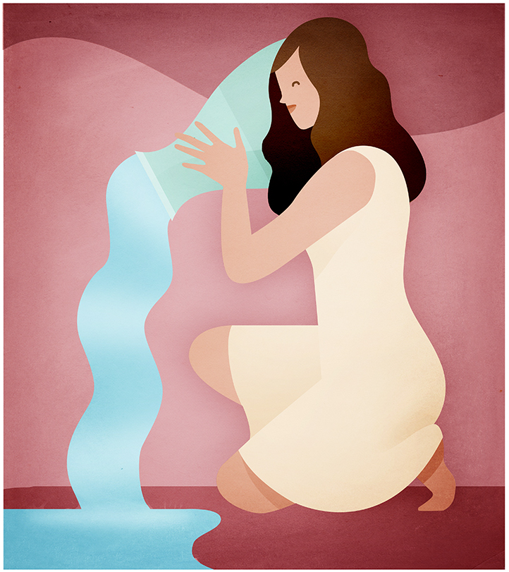 freundin Horoscope andrew lyons illustrations women animals zodiac (3).jpg