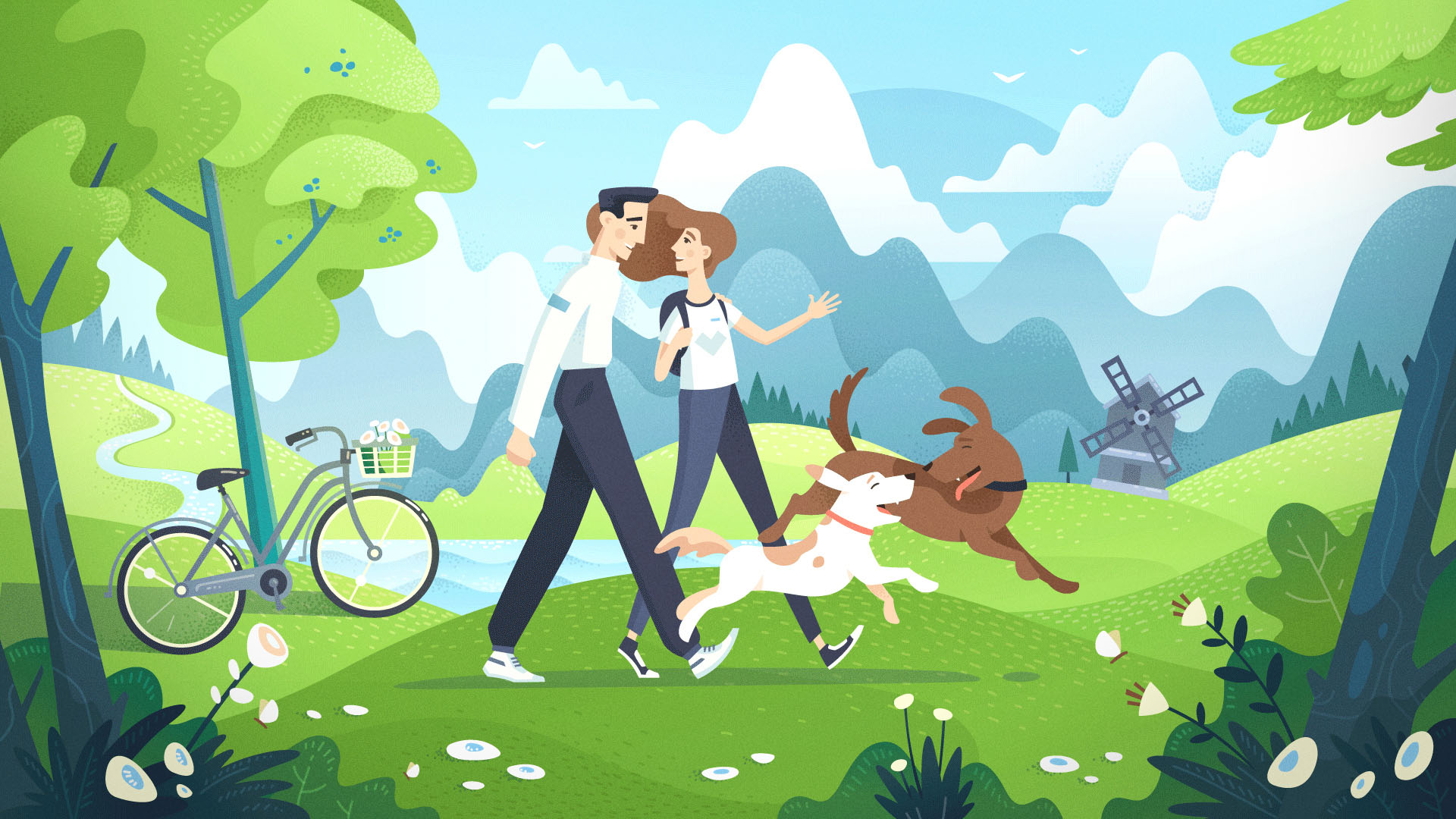 dog animal vector print friend texture Nature Pet Character man (3).jpg