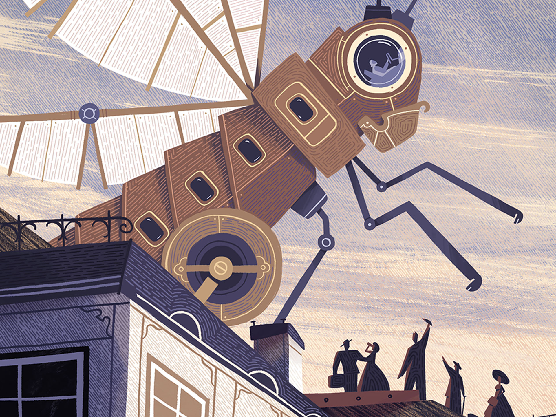 Grasshopper Steampunk City communication illustration sky steampunk sh.jpg