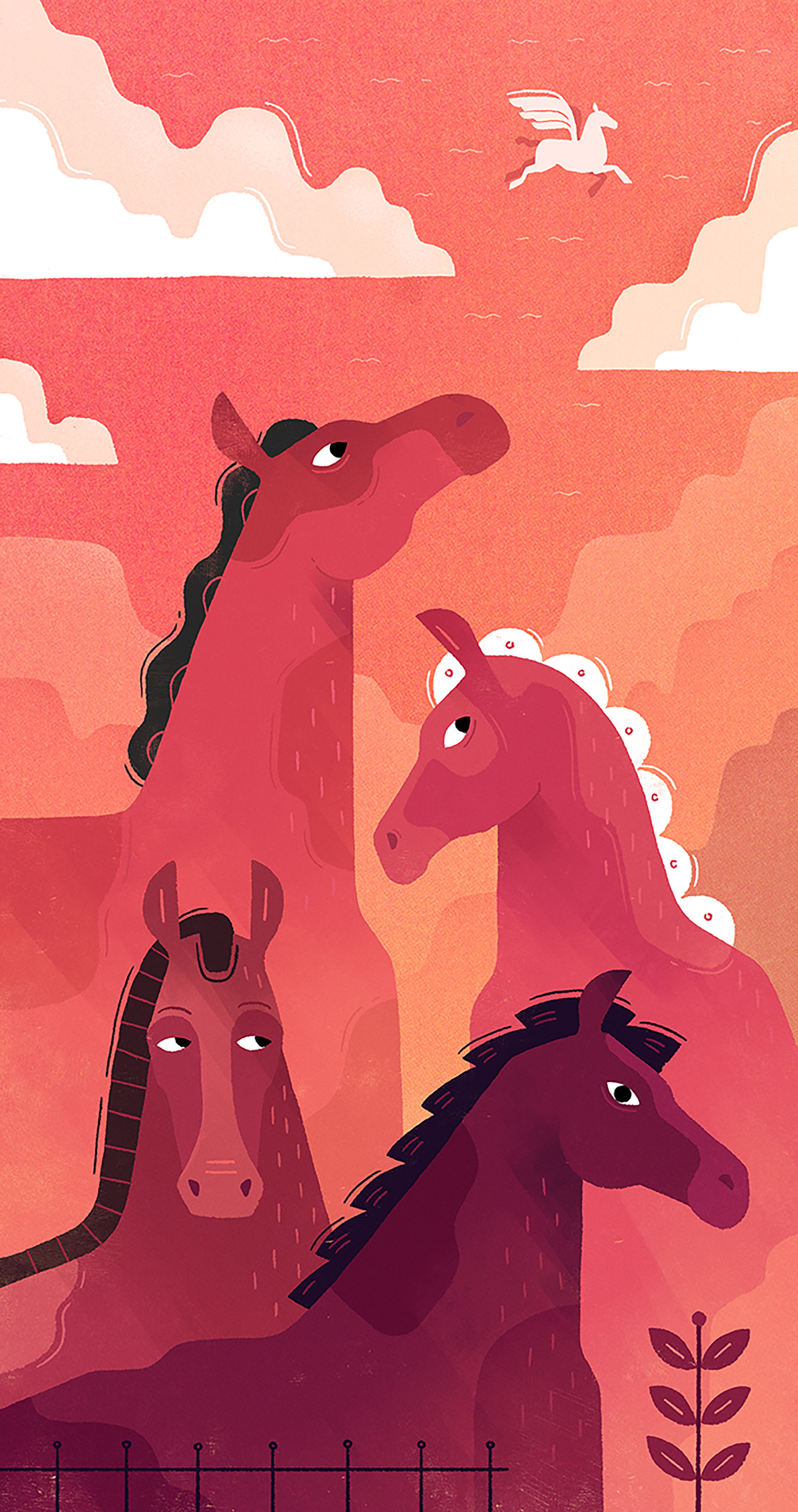 horse animal poster print rpg freedom papercraft texture idea Space.jpg