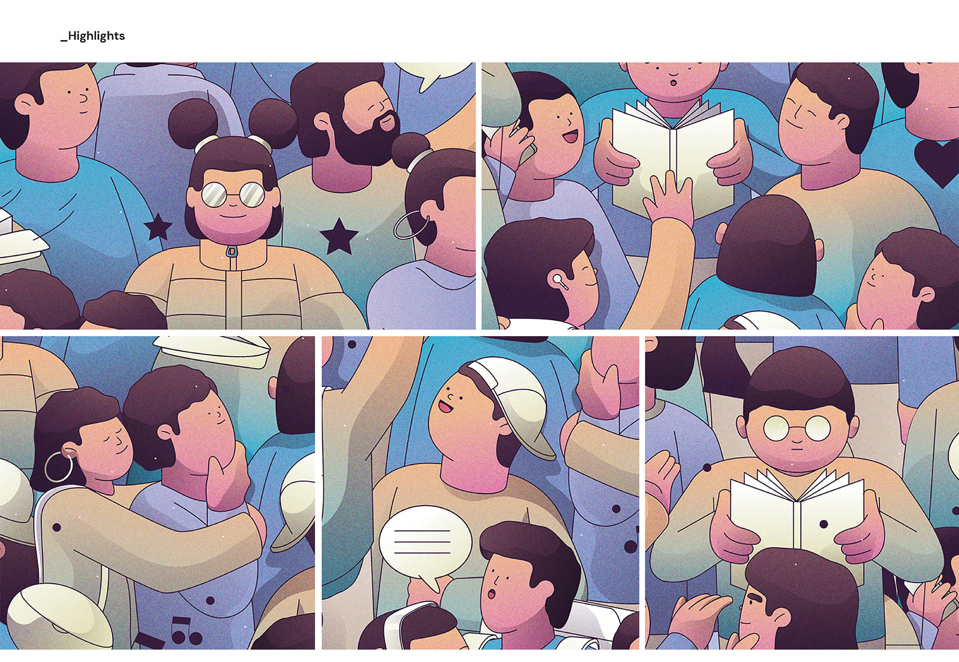 2D characters city color diaries Illustrator illustrazione Isometric P (3).jpg