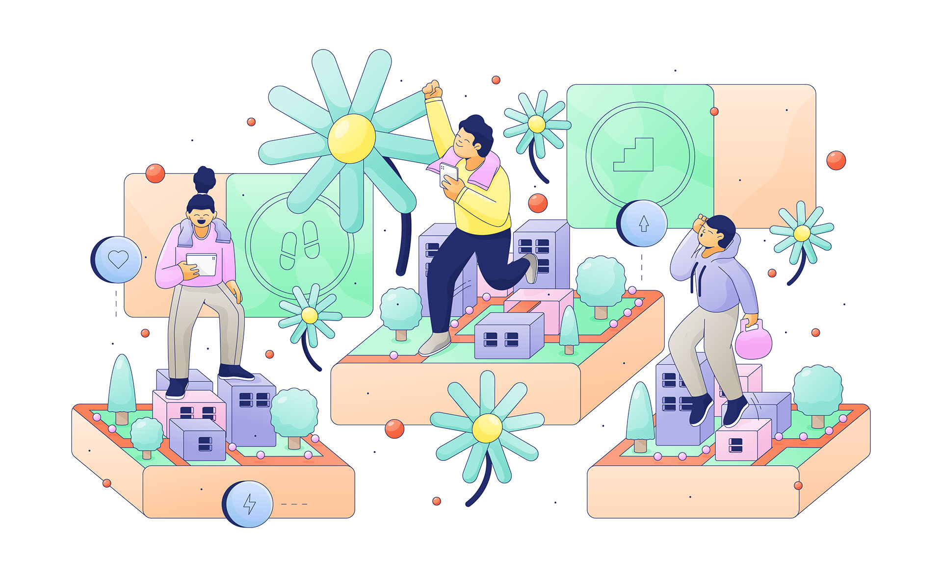 apple city color Emans Fun game ILLUSTRATION  play vector videogame (2).jpg