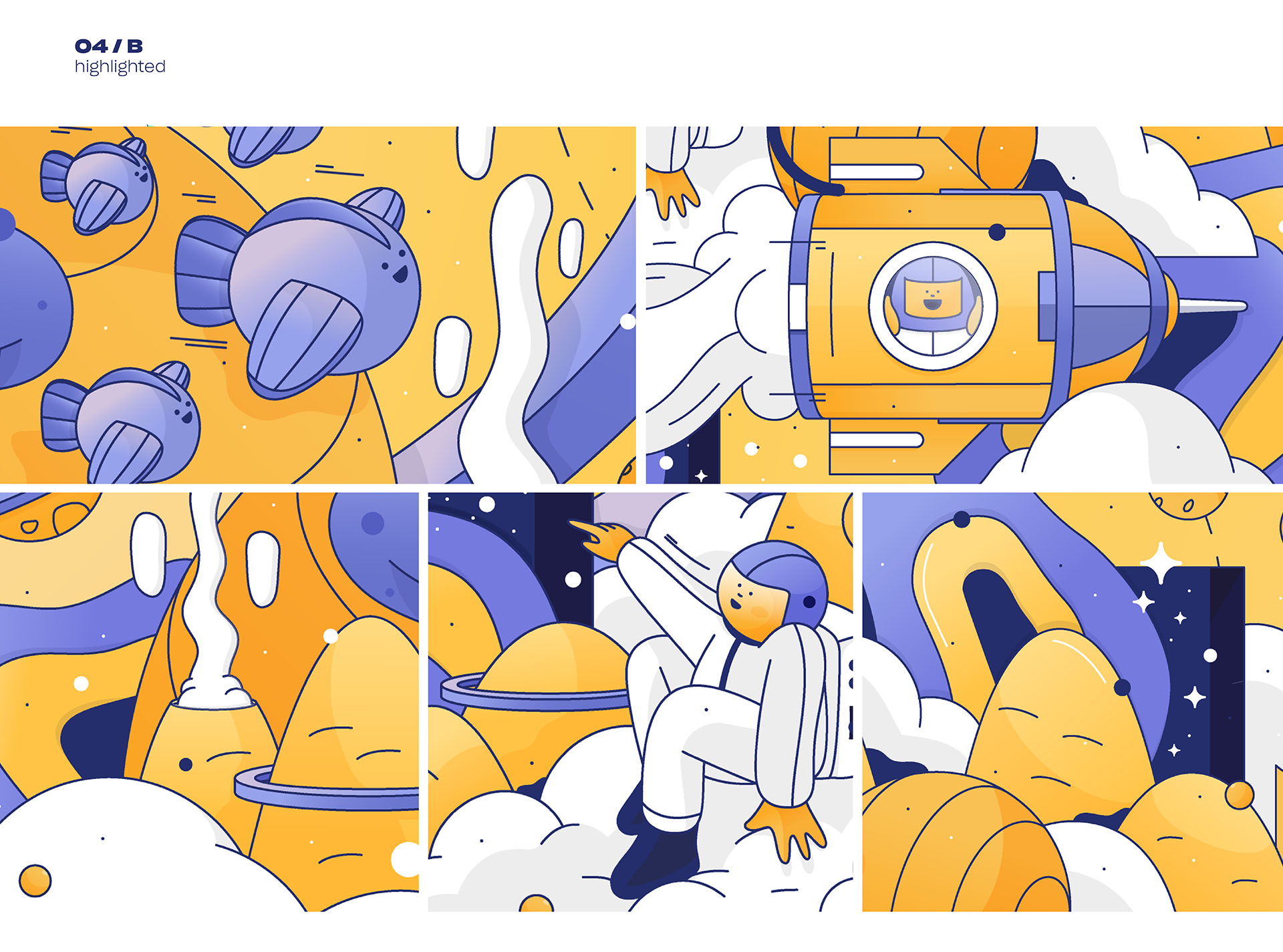 ILLUSTRATION  Virtual reality Isometric Space  universe Character illu (9).jpg