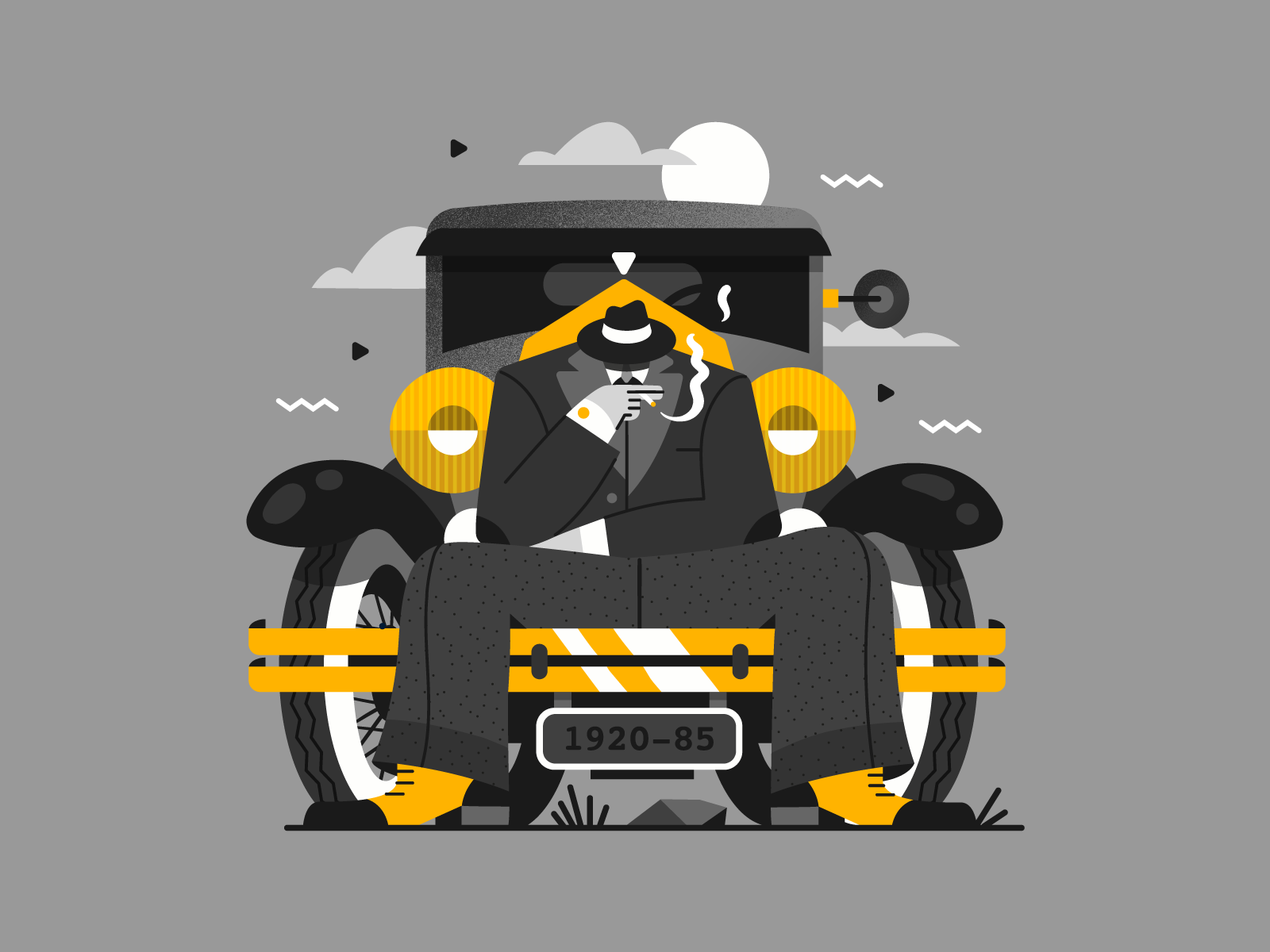 elegant Fashion  flat flatillustration ILLUSTRATION  peakyblinders Ret (6).png