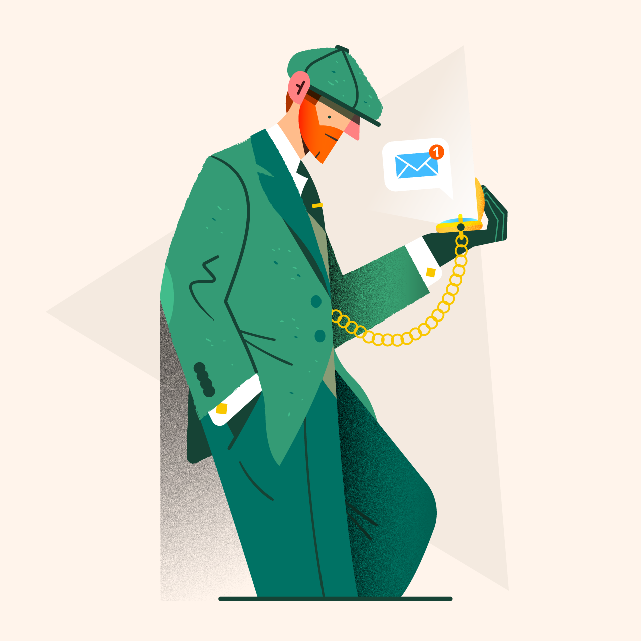 elegant Fashion  flat ILLUSTRATION  notification peakyblinders Retro v.png