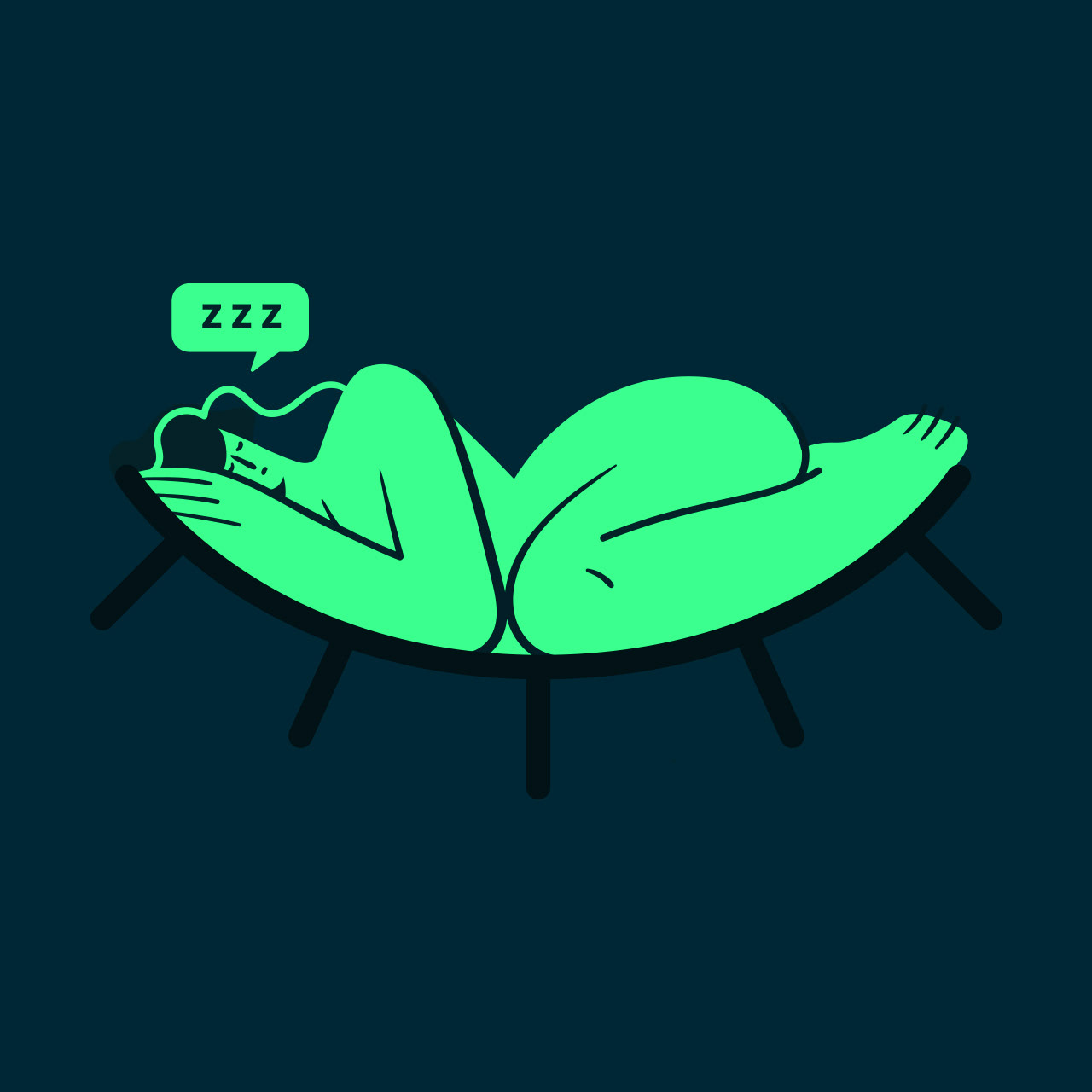 sleep eyes luminous green vector contrast flat Character (2).jpg