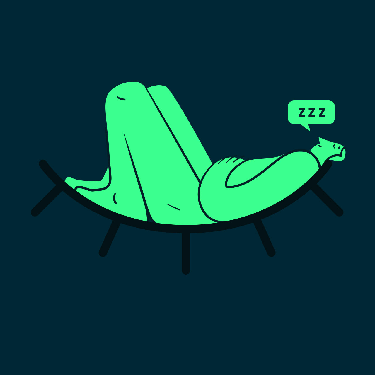 sleep eyes luminous green vector contrast flat Character.jpg