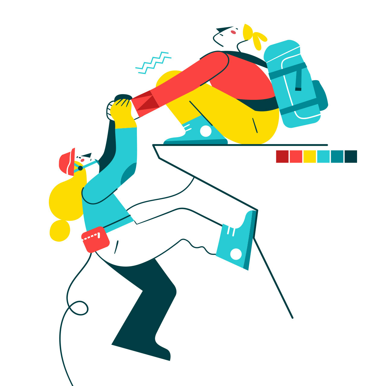 vector flat illustration ILLUSTRATION  Character design  Character fla-03.jpg