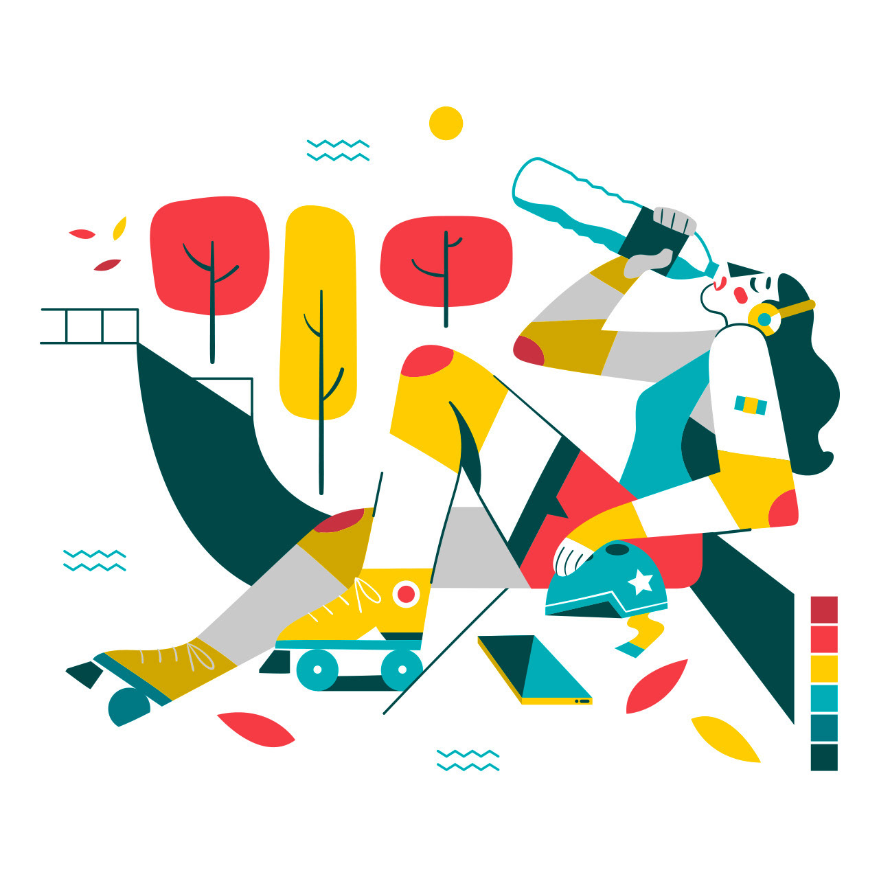 vector flat illustration ILLUSTRATION  Character design  Character fla-05.jpg
