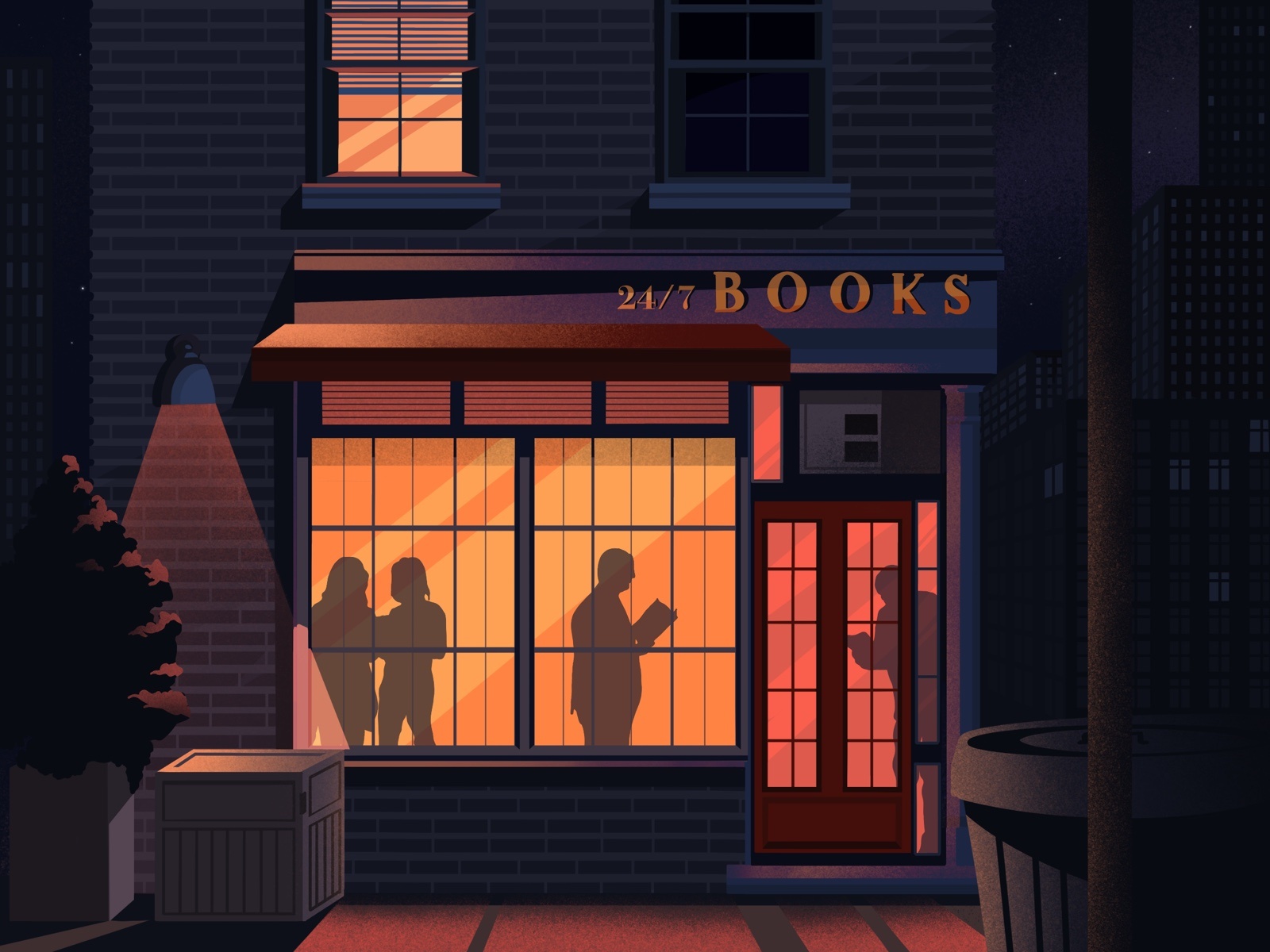 Book shop shadows light walk street 24h books bookstore book shop book.jpg