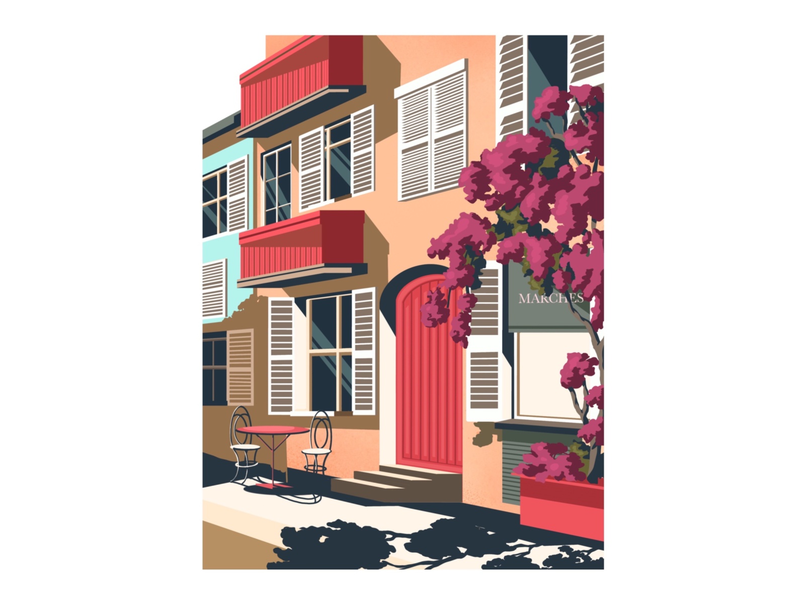 Mini-series “House” landscape street artwork illustration art illustra.jpg