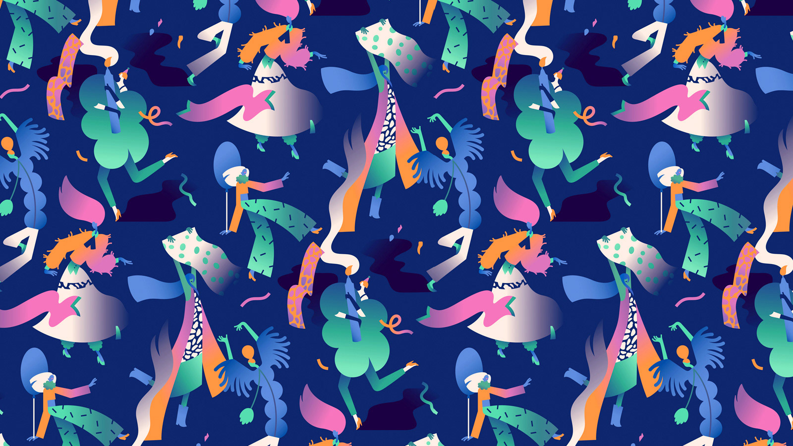 ILLUSTRATION CAMPAIGN Vector Illustration dancing women party balloons.jpg