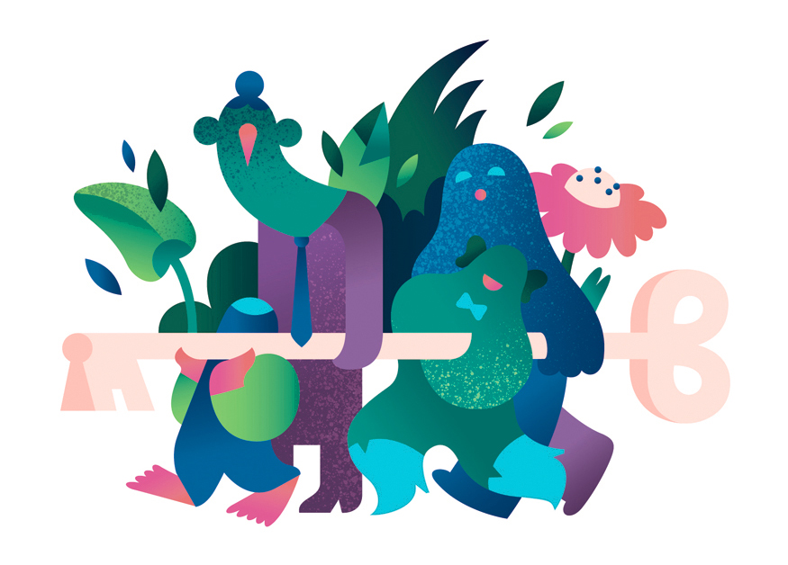 jungle Magazine illustration Geometrical vector art vector suitcase pl (2).jpg