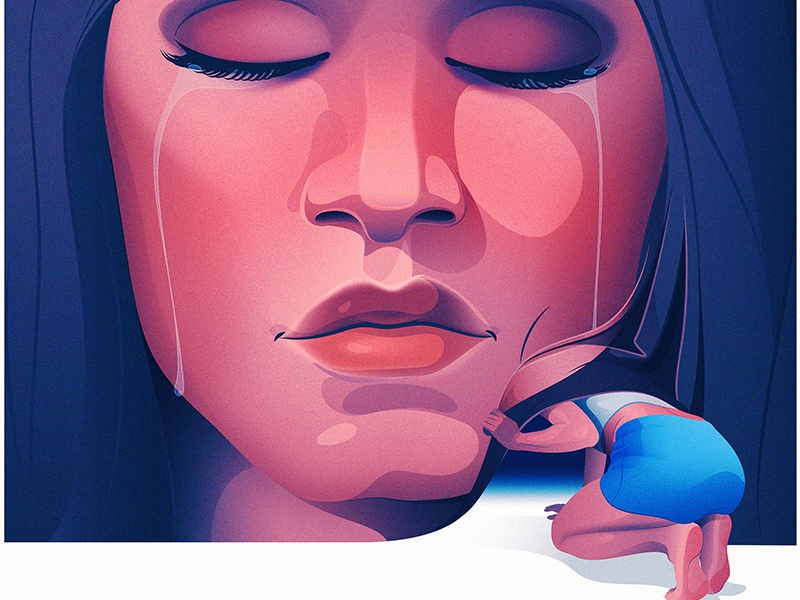 Appearances health surreal mental health adobe illustrator.jpg