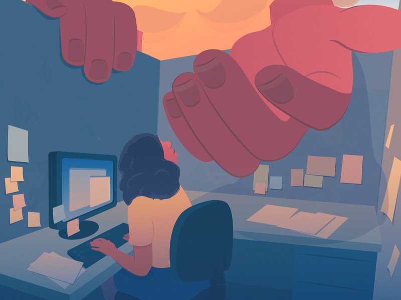 Breaking Free  Pt.I   Good Company editorial surealism working cubicle.jpg