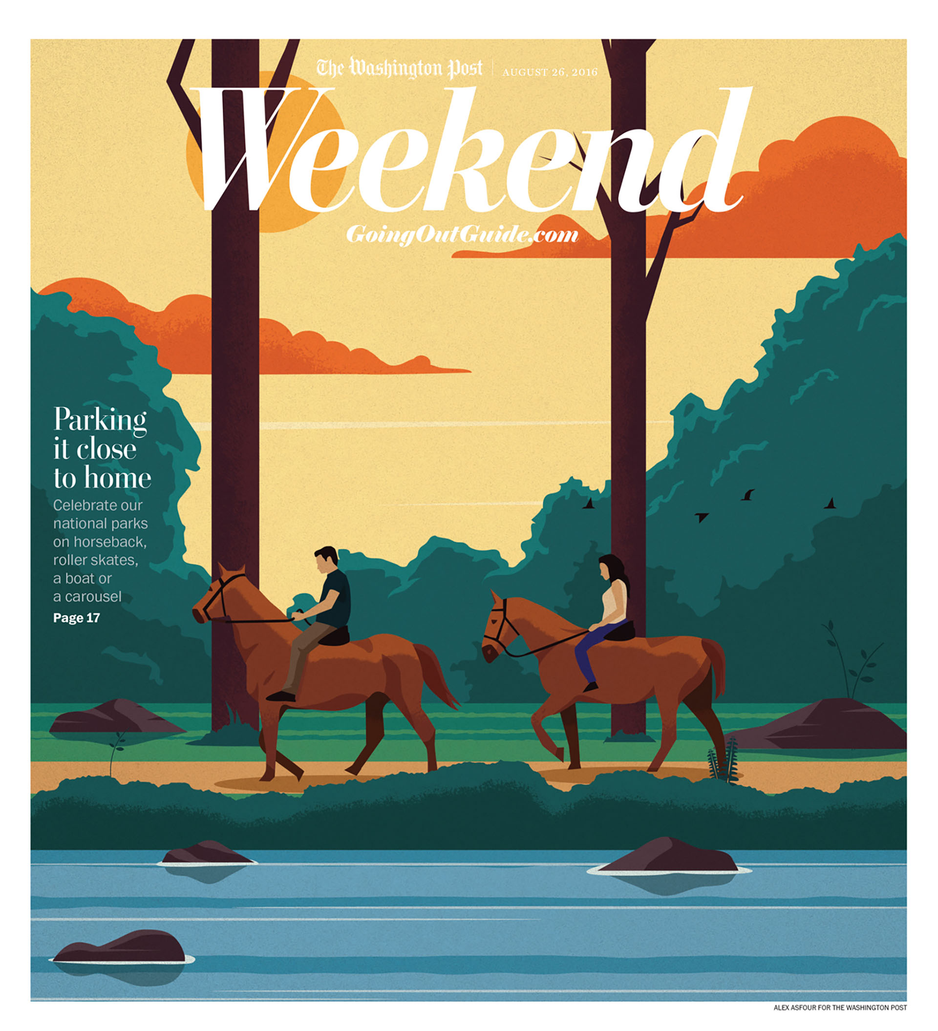 Editorial Illustration art Washington Post vector cover Nature horses.jpg