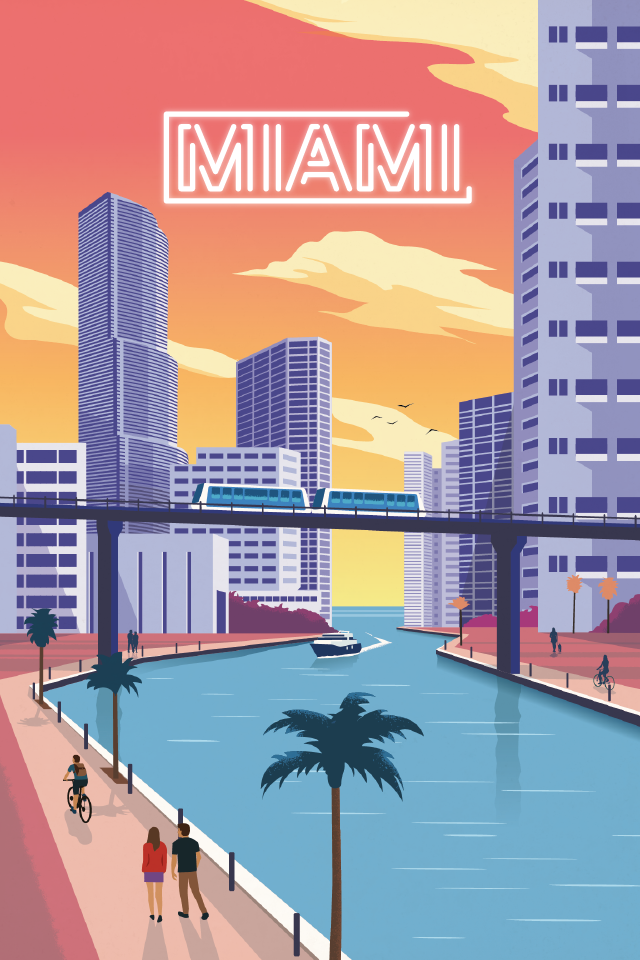inspire miami city vector airbnb Freelance river citiscape geometry IL.png