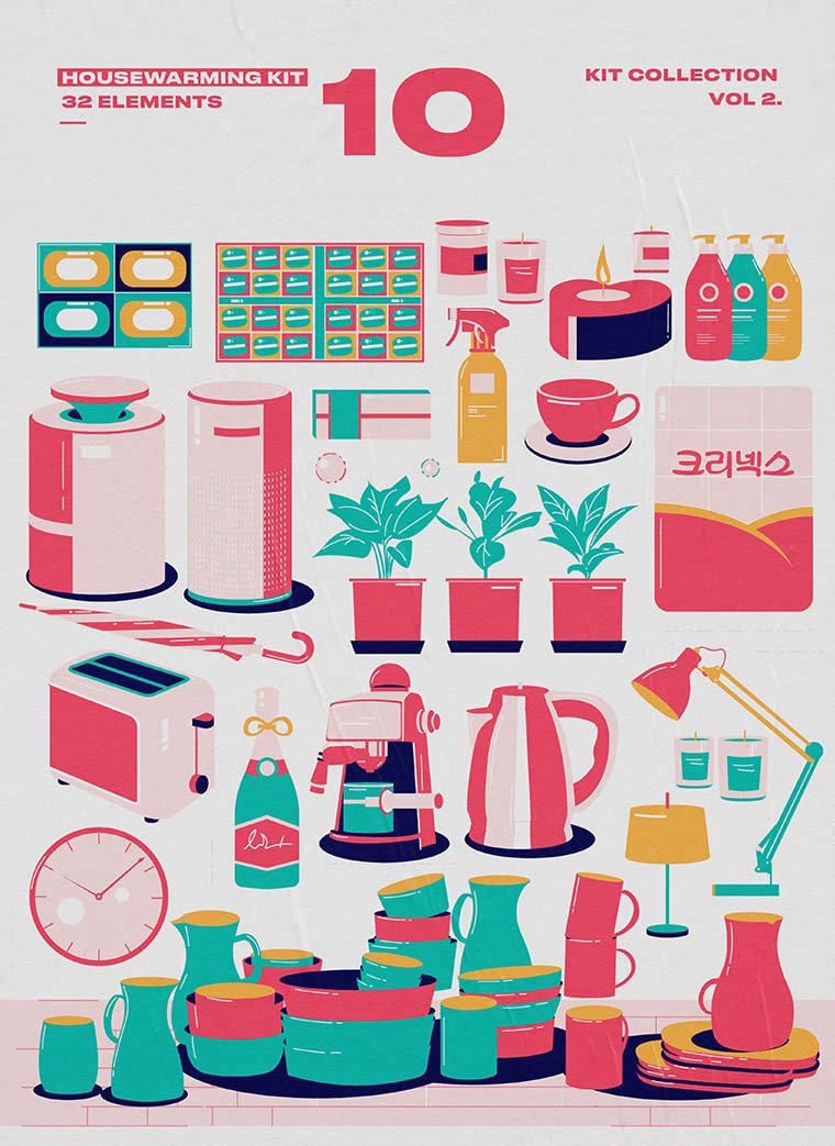 color kit graphic Style blue red ILLUSTRATION  print poster.jpg