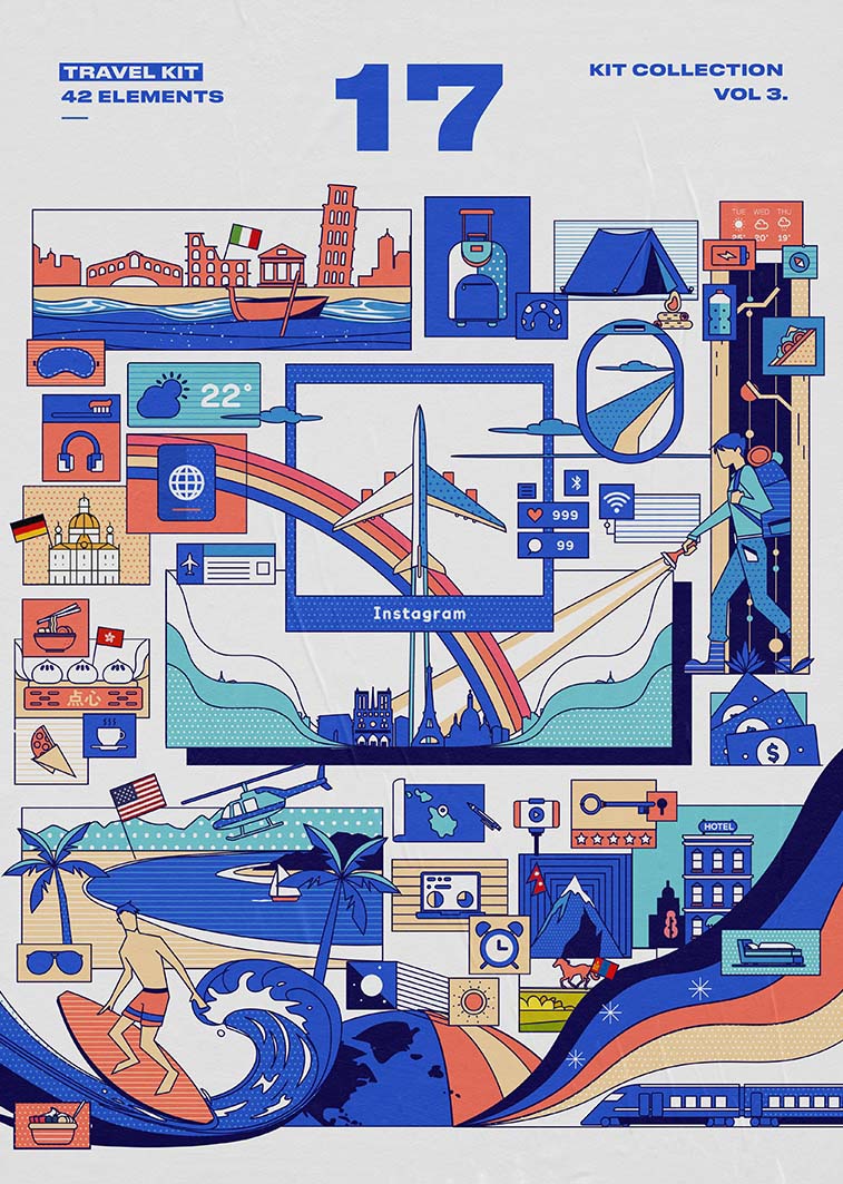 kit color Food  print poster Isometric Icon blue orange green (9).jpg