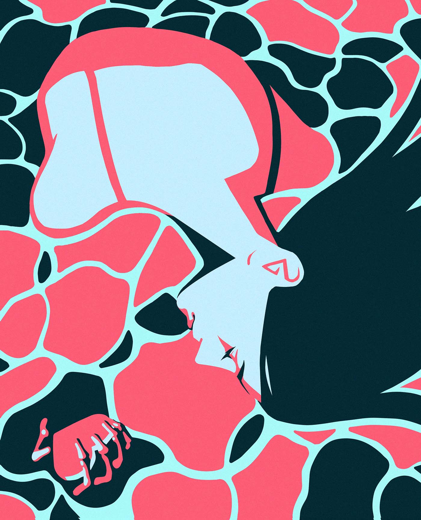 Love pink Pop Art Ocean water wave negative space silkscreen facebook (5).jpg