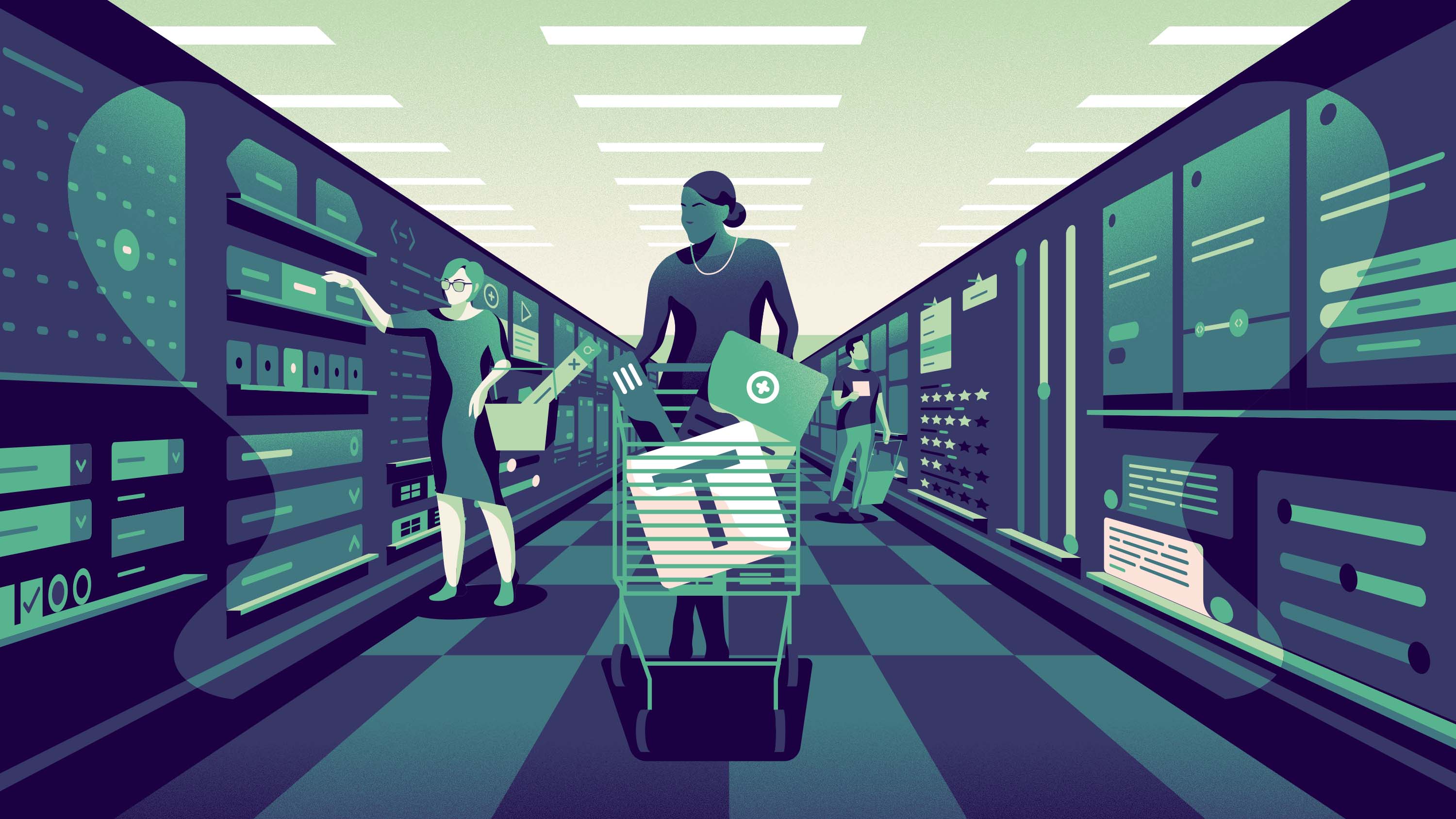 conceptual illustration design systems product illustration green Desi (6).jpg