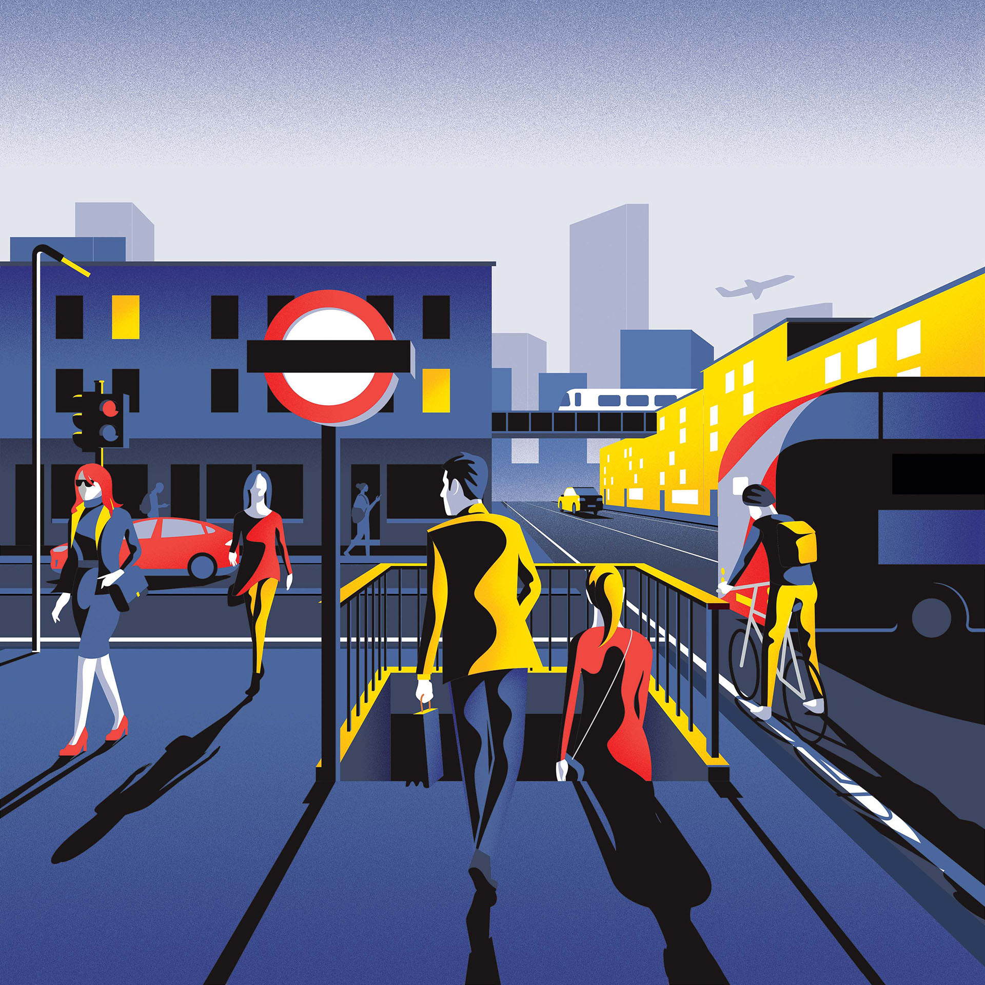 ILLUSTRATION  architecture apartment London Bicycle party graphic city (3).jpg