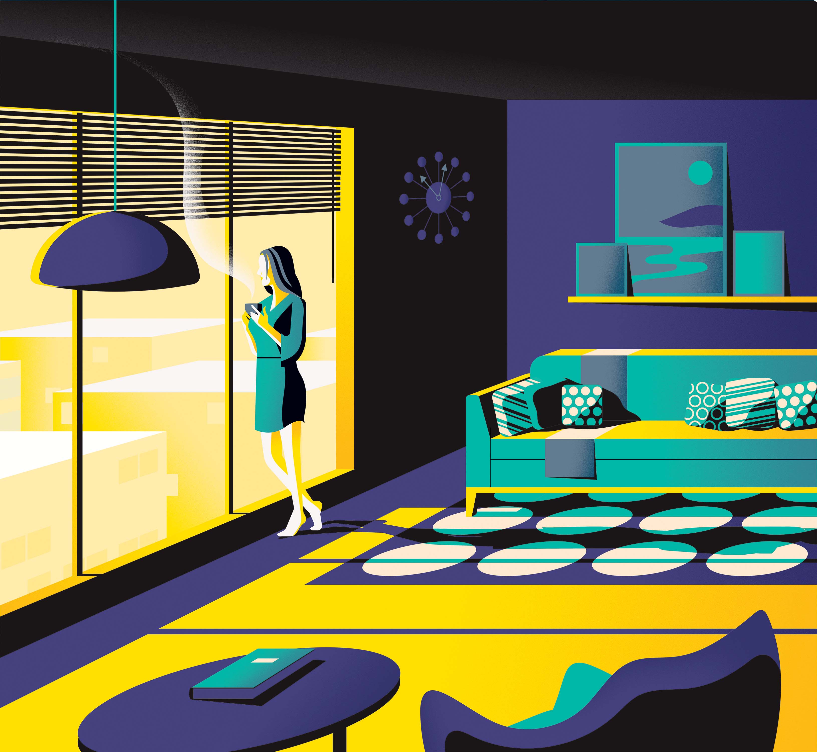ILLUSTRATION  architecture apartment London Bicycle party graphic city (5).jpg