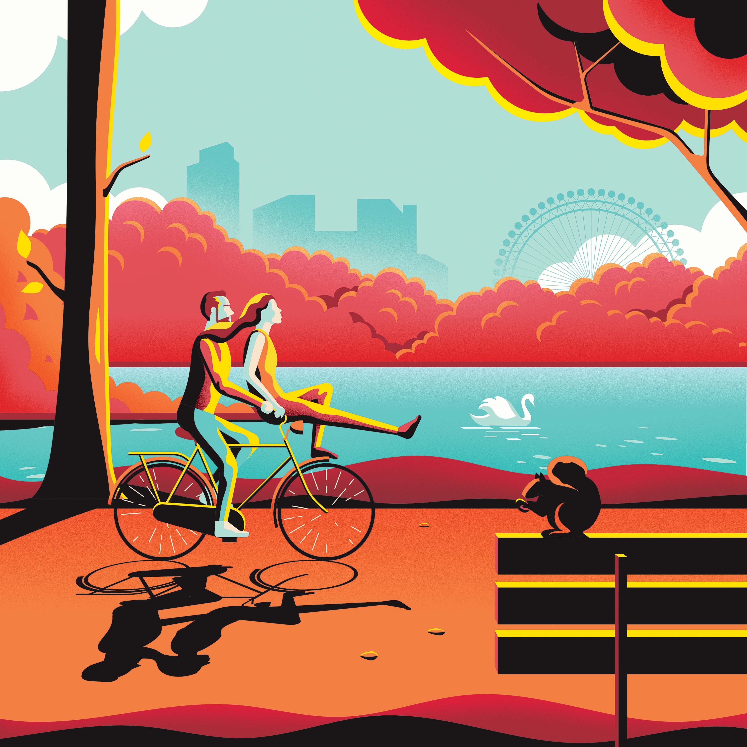 ILLUSTRATION  architecture apartment London Bicycle party graphic city (6).jpg