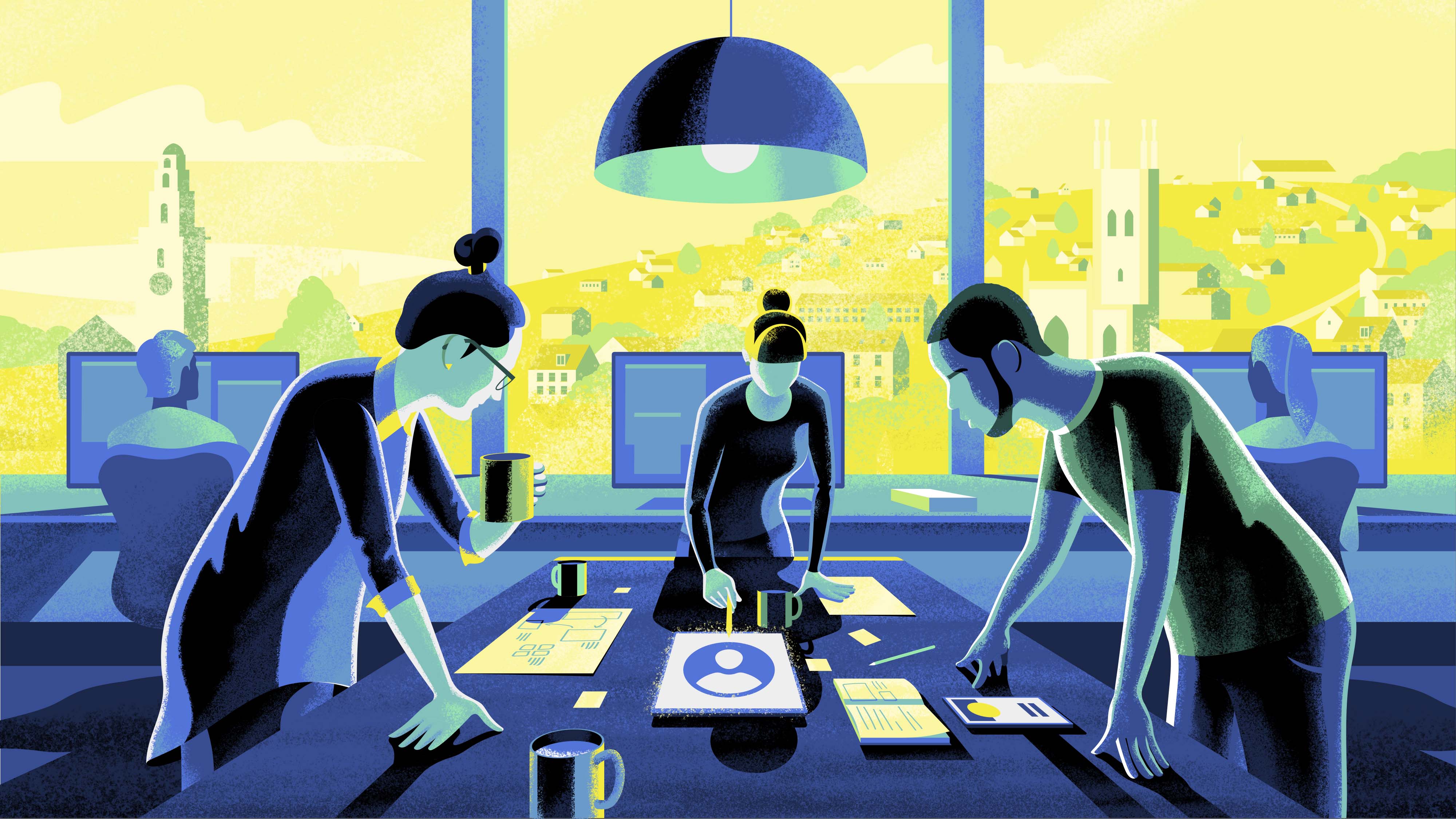 ILLUSTRATION  editorial Advertising  vector Perspective Shadows vibran (3).jpg