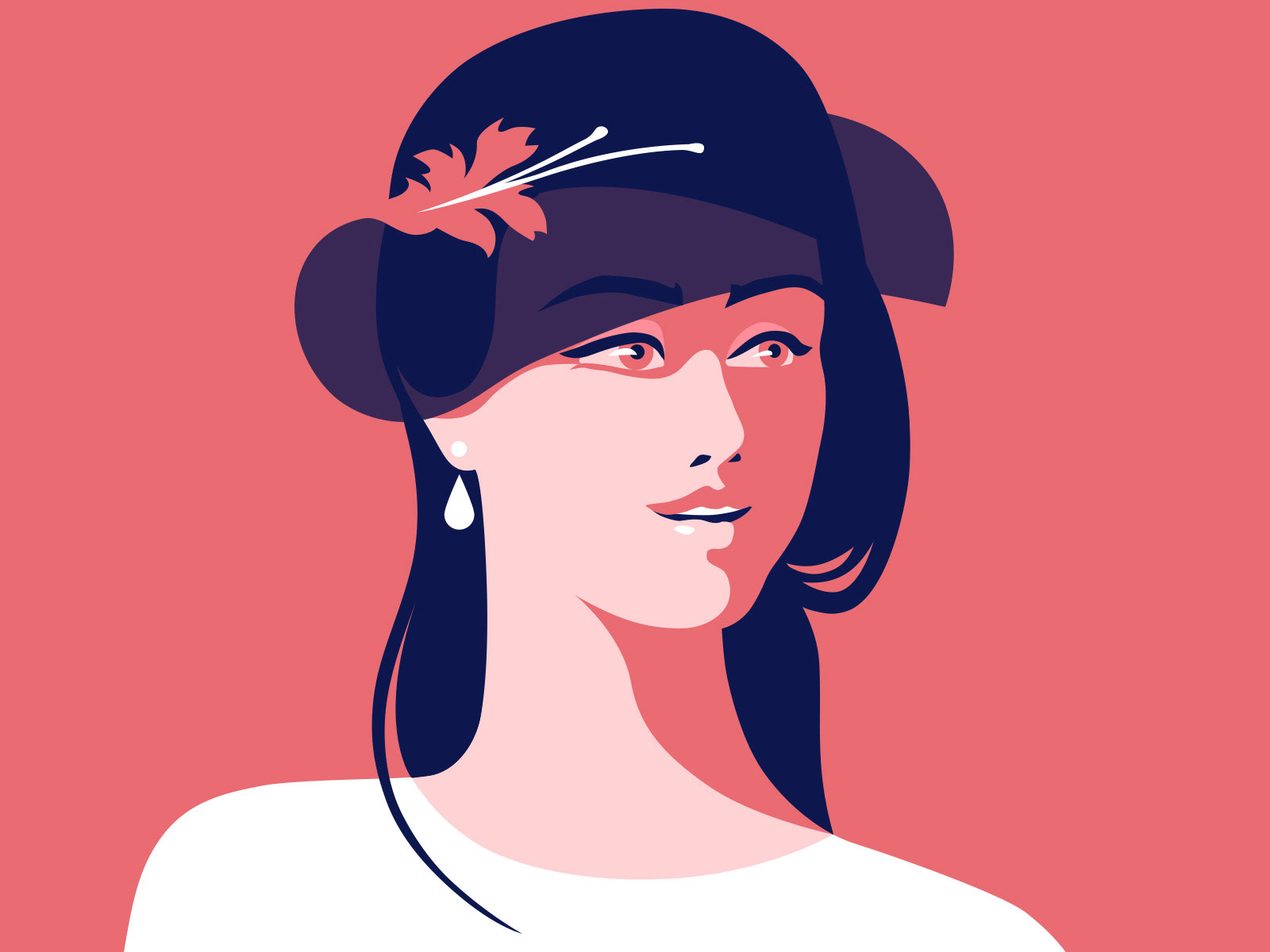 hat Love rose woman ILLUSTRATION  portrait light beauty (2).jpg