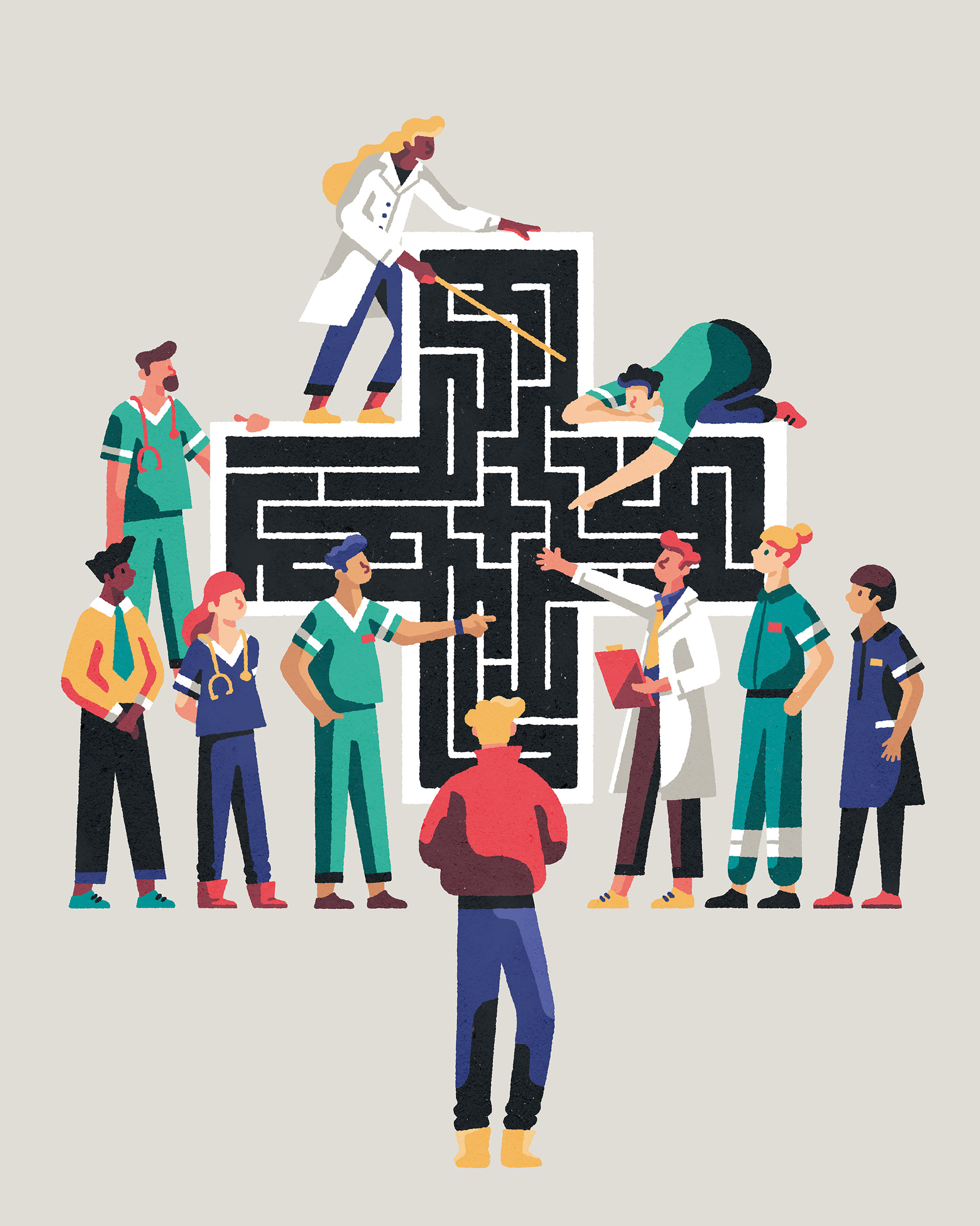art artist editorial Health hospital ILLUSTRATION  Illustrator magazin.jpg