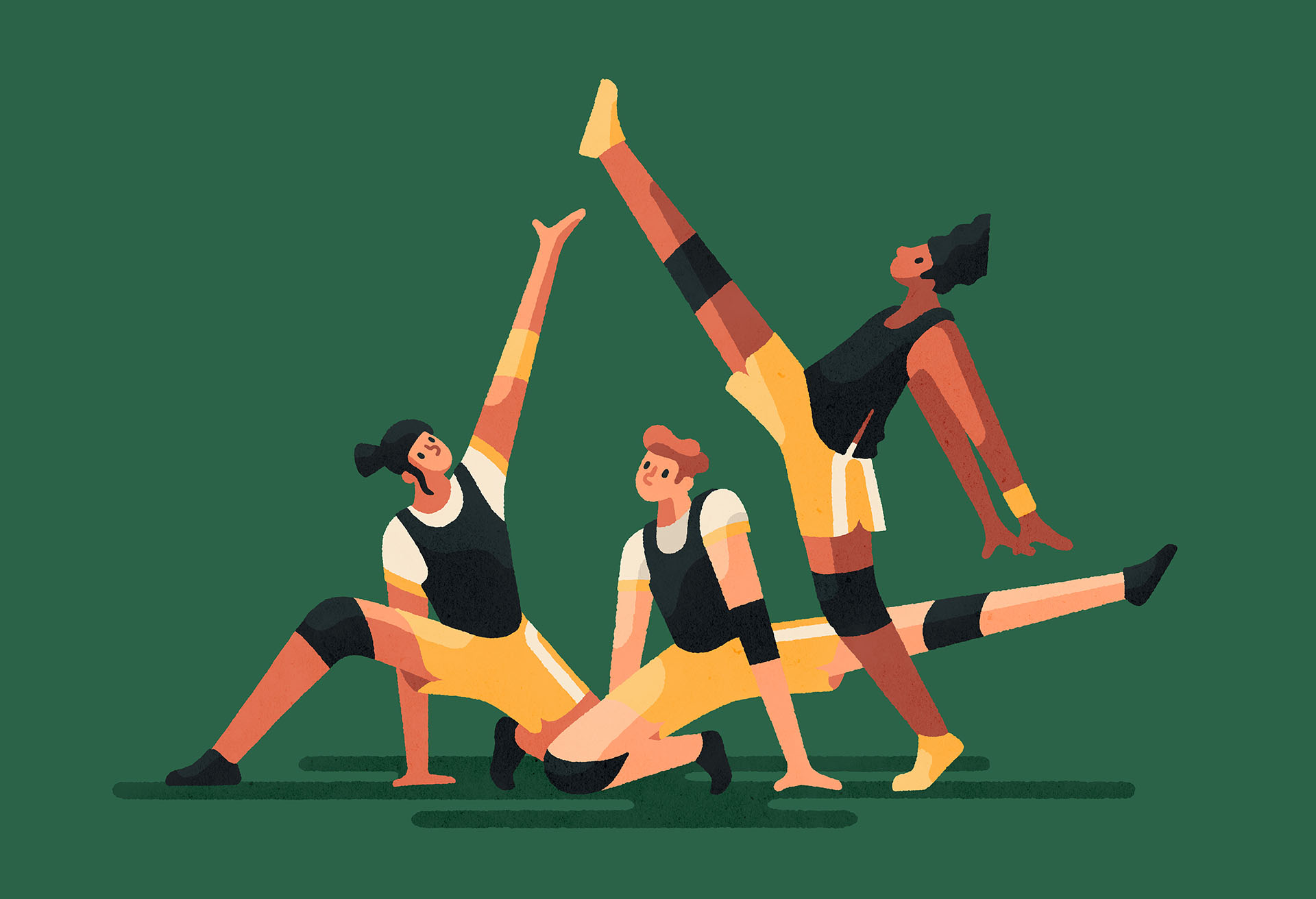 characters DANCE   Dance Group ILLUSTRATION  Illustrator New York peop.jpg
