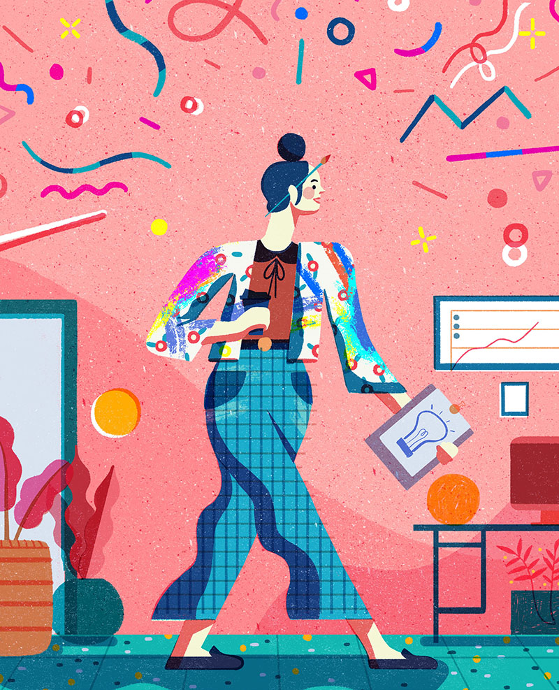 geraldine sy drawing at work Flow Magazine flow magazine Office pink e (2).jpg