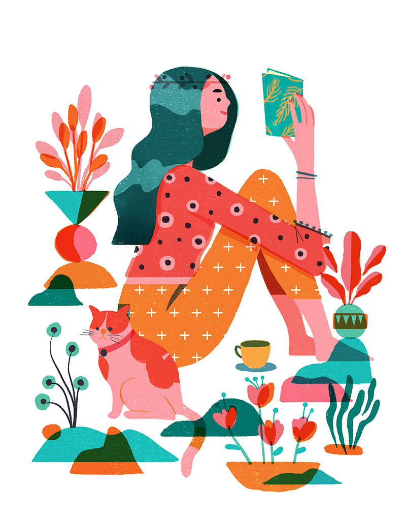 geraldine sy garden Lady plants colorful art print sale (2).jpg