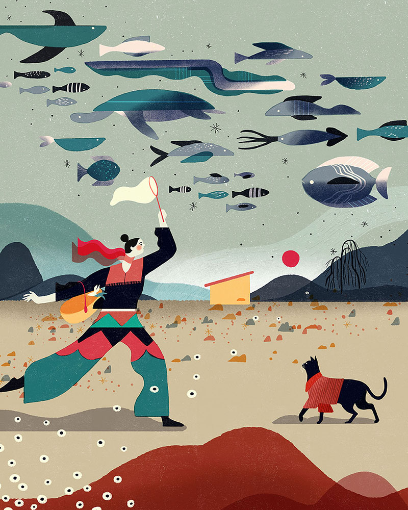 ILLUSTRATION  award cheltenham Geraldine fish isda TALES Nonsense chil.jpg