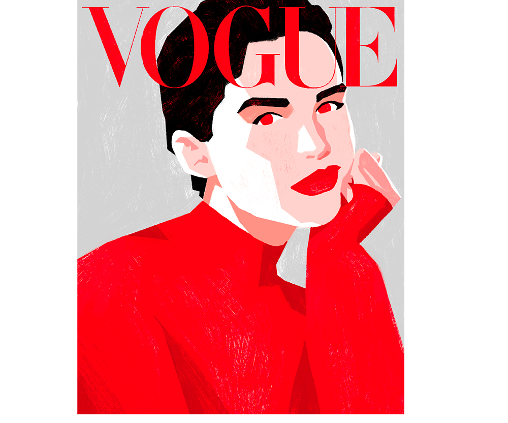 cover magazine Fashion  Tom Purvis fashion illustration painting   gra (3).jpg