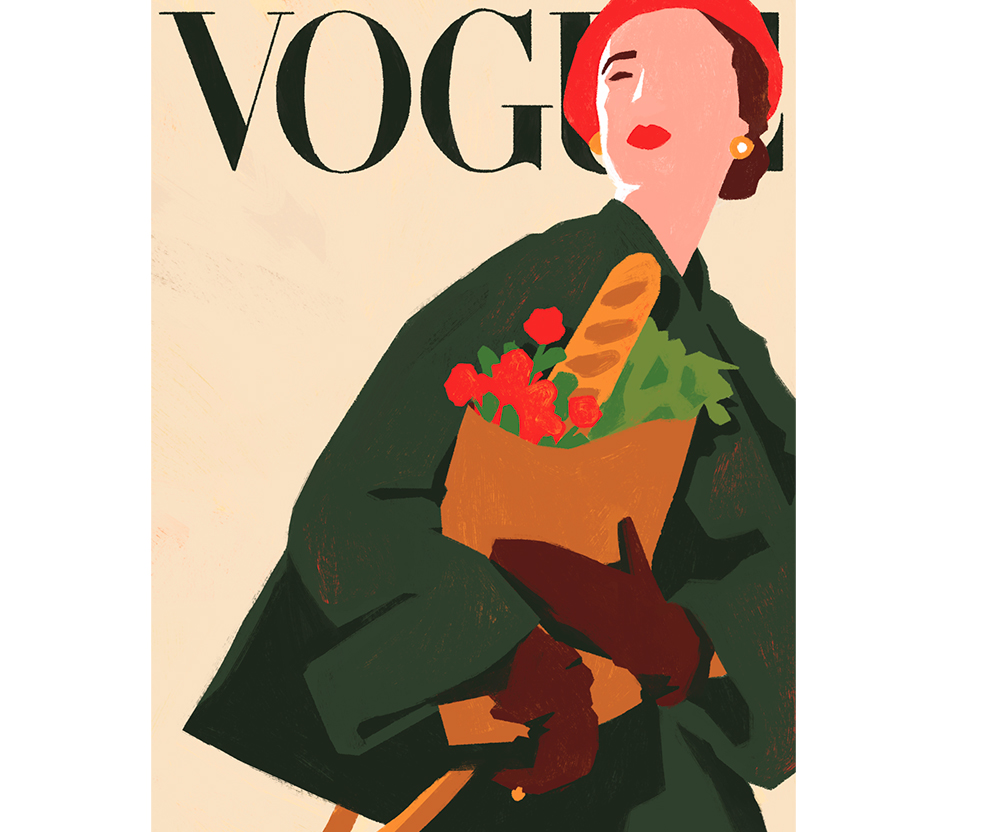 cover magazine Fashion  Tom Purvis fashion illustration painting   gra.jpg