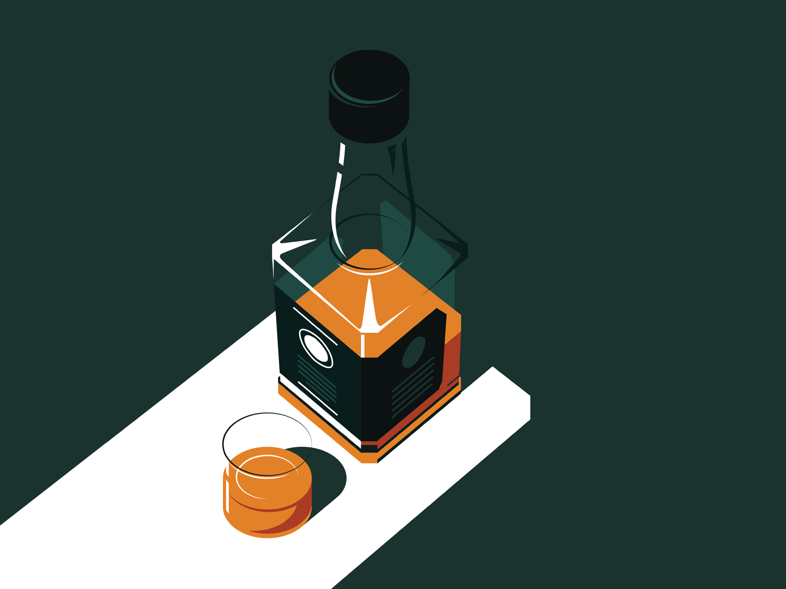 DRINKS drink isometric contrast adobe editorial illustration minimal i.png