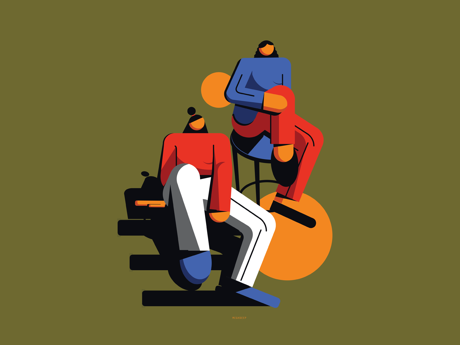 INTERNATIONAL WOMENS DAY 2021 modern illustration poses color minimali.png