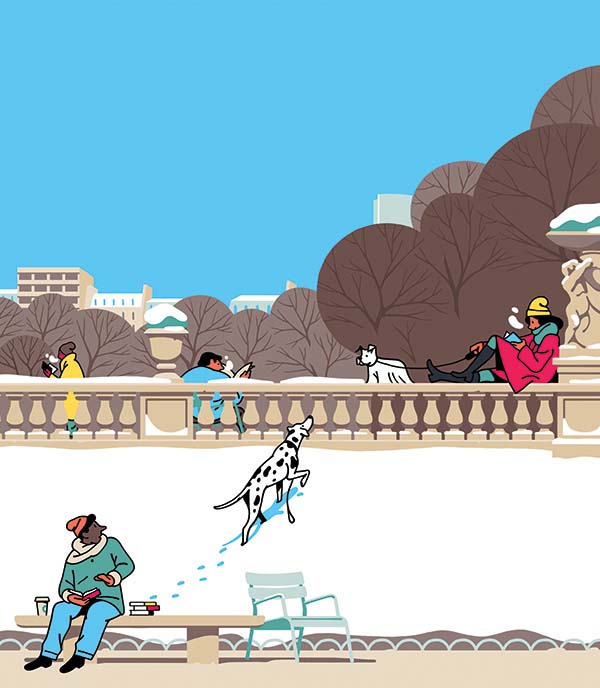 lire Reading books winter Paris parisjetaime Love dogs Park centralpar.jpg