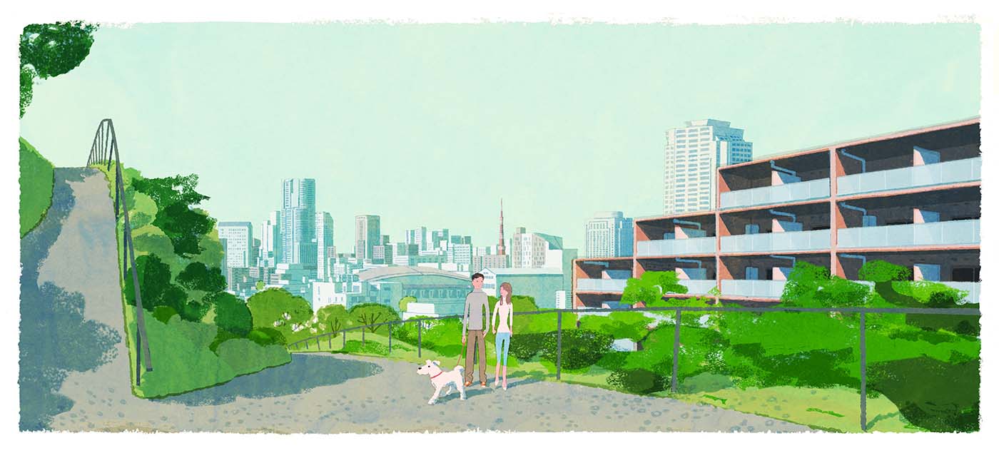 house apartment realestate Park japan couple.jpg
