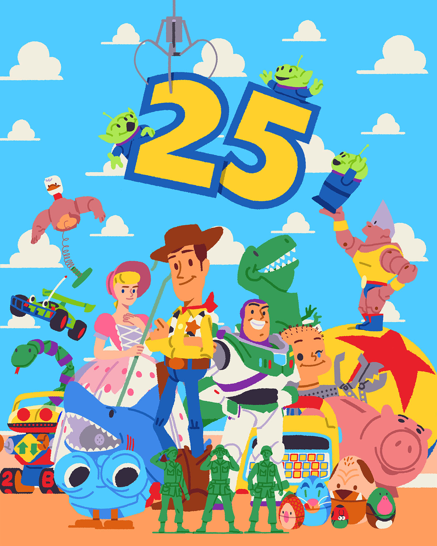 25 years 25th anniversary buzz disney ILLUSTRATION  pixar toy story wo.jpg