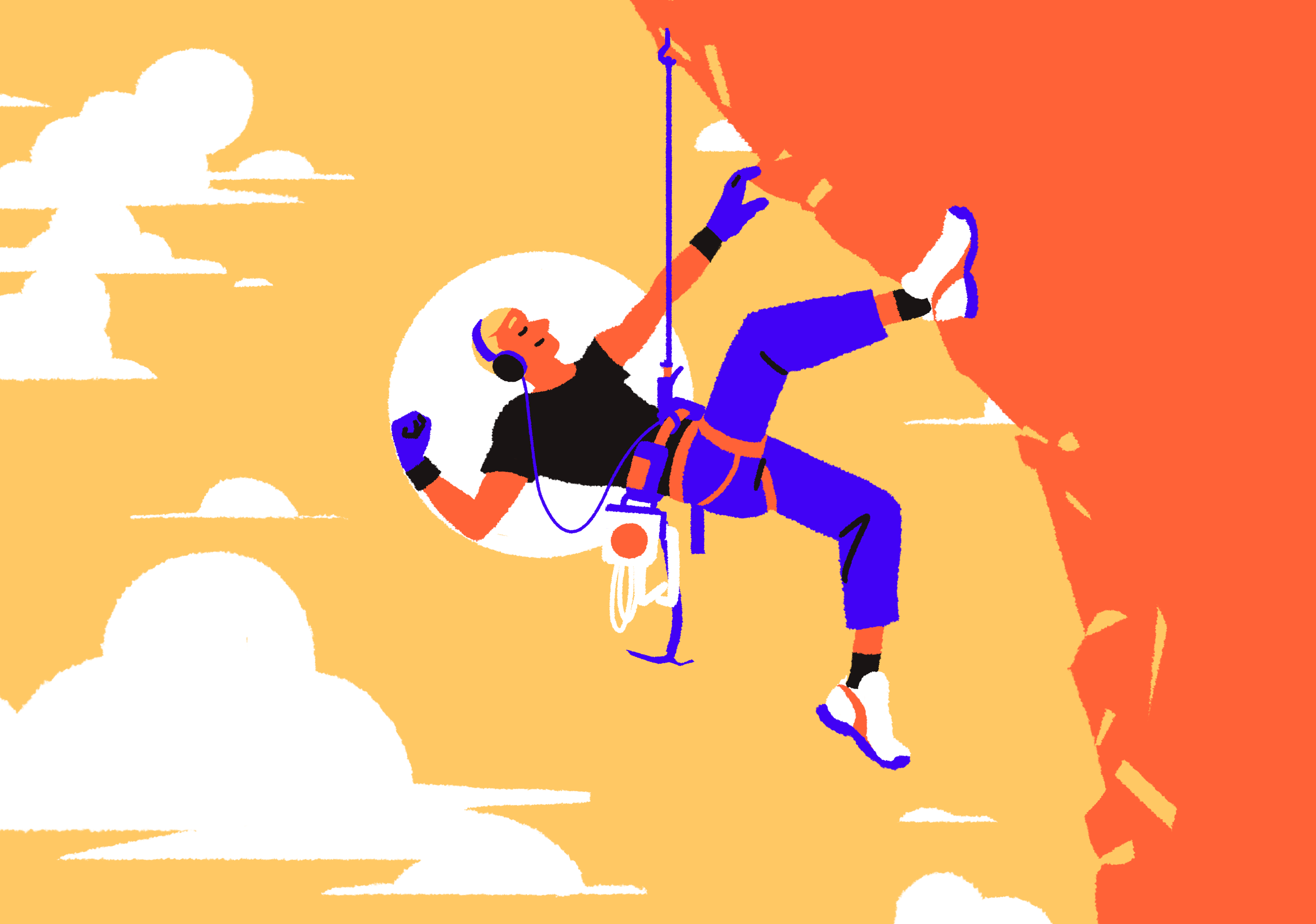 animation  ILLUSTRATION  listen anywhere music Musical sound spotify S (5).png