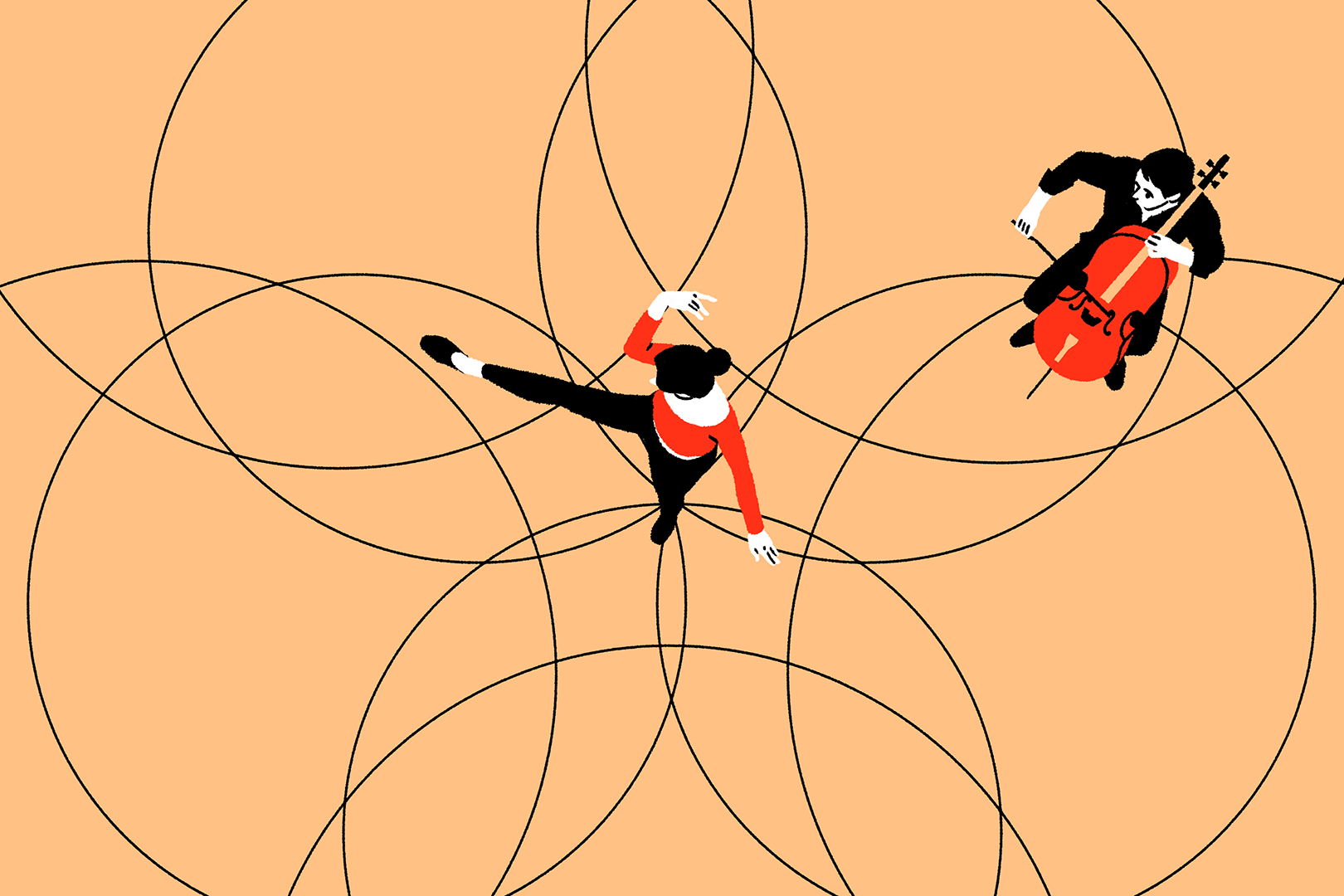 anne teresa de Choreography   DANCE   editorial ILLUSTRATION  keersmae (2).png
