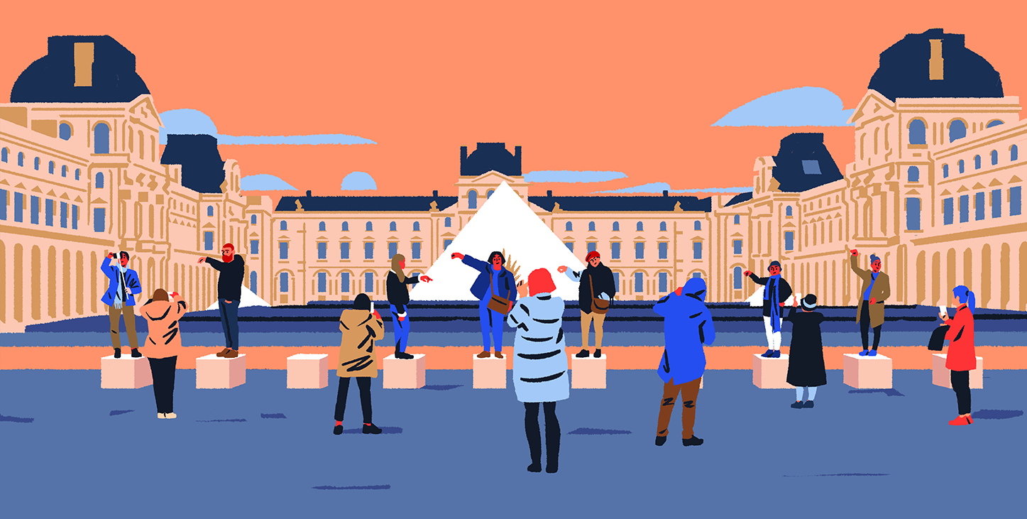 Paris louvre back ILLUSTRATION  book Travellers Guide france Illustrat (3).png