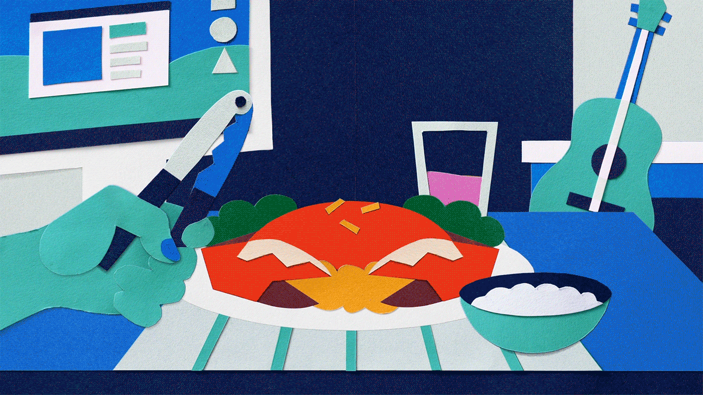 delivery Food  food delivery gourmet gourmet week paper craft restaura.gif